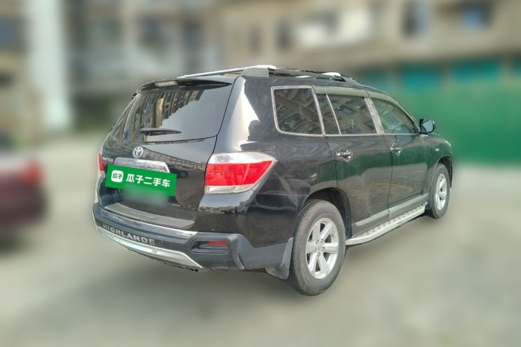 Used Toyota Highlander 2012 2.7L 2WD 5-Seater Elite Edition Rear Right 45 Deg