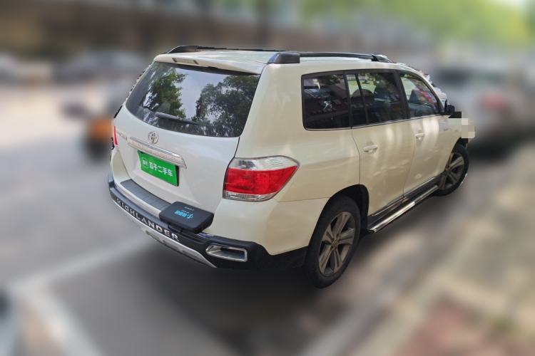 Used Toyota Highlander 2012 2.7L Two-Wheel Drive 5-Seater Sport Edition Rear Right 45 Deg