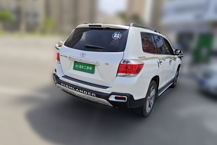 Used Toyota Highlander 2012 2.7L Two-Wheel Drive 7-Seater Luxury Edition Rear Right 45 Deg