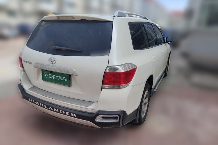 Used Toyota Highlander 2012 2.7L 2WD 5-Seater Elite Edition Rear Right 45 Deg