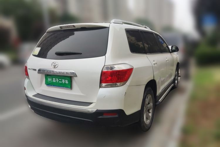 Used Toyota Highlander 2012 2.7L 2WD 5-Seater Elite Edition Rear Right 45 Deg