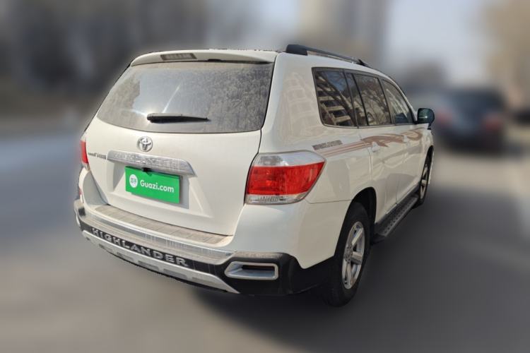 Used Toyota Highlander 2012 2.7L 2WD 5-Seater Elite Edition Rear Right 45 Deg