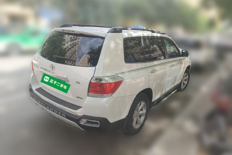 Used Toyota Highlander 2012 2.7L Two-Wheel Drive 7-Seater Elite Edition Rear Right 45 Deg
