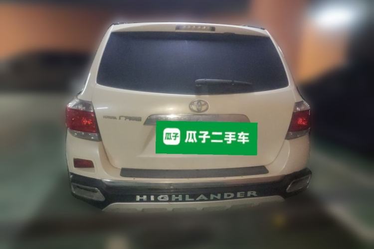 Used Toyota Highlander 2012 2.7L 2WD 5-Seater Elite Edition Rear
