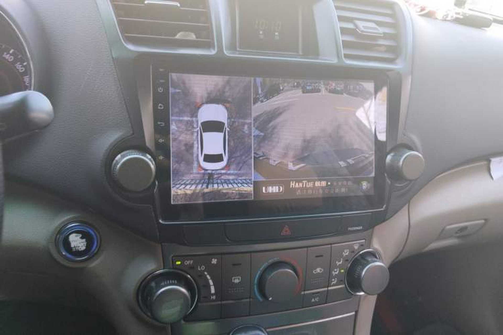 Used Toyota Highlander 2013 2.7L Two-Wheel Drive 5-Seater Purple Gold Edition Audio And AC Panel