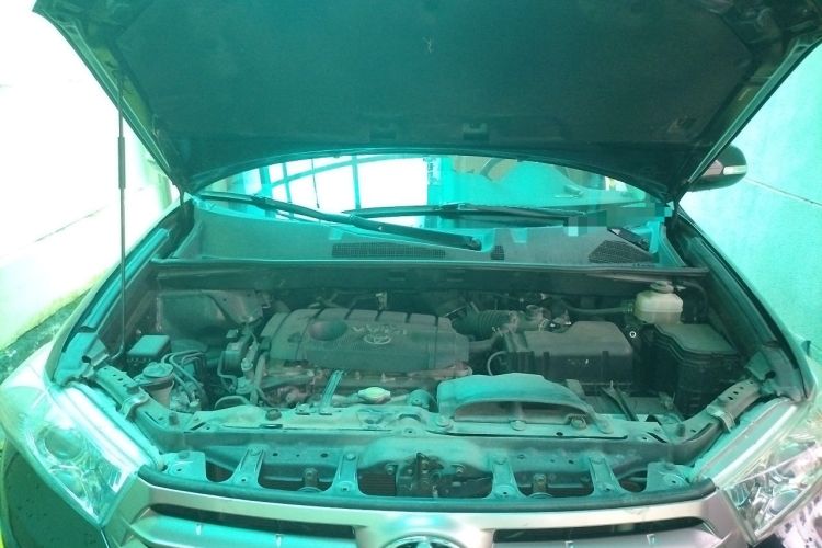 Used Toyota Highlander 2013 2.7L Two-Wheel Drive 7-Seater Zijin Edition Engine Bay