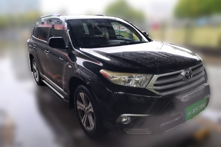 Used Toyota Highlander 2013 2.7L Two-Wheel Drive 7-Seater Zijin Edition Front Right 45 Deg