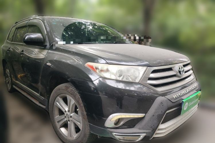 Used Toyota Highlander 2013 2.7L Two-Wheel Drive 7-Seater Zijin Edition Front Right 45 Deg
