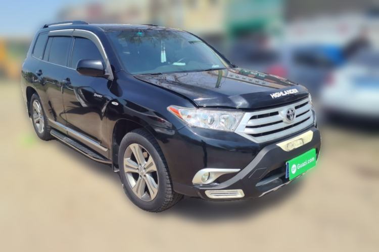 Used Toyota Highlander 2013 2.7L Two-Wheel Drive 7-Seater Zijin Edition Front Right 45 Deg