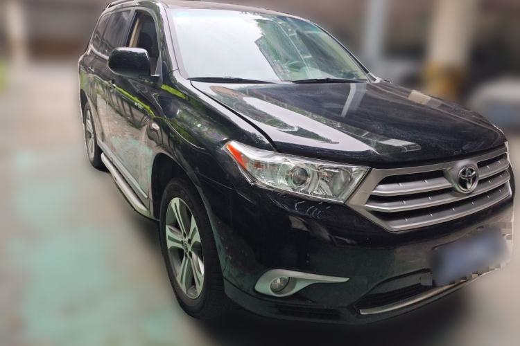 Used Toyota Highlander 2013 2.7L Two-Wheel Drive 5-Seater Purple Gold Edition Front Right 45 Deg