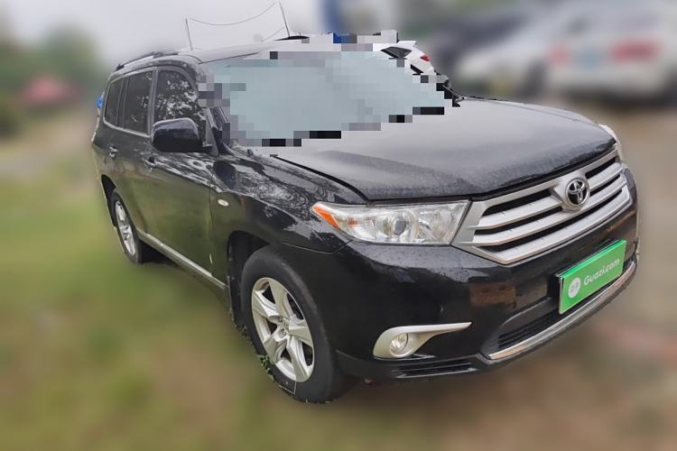 Used Toyota Highlander 2013 2.7L Two-Wheel Drive 5-Seater Purple Gold Edition Front Right 45 Deg