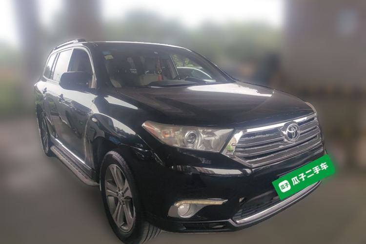 Used Toyota Highlander 2013 2.7L Two-Wheel Drive 7-Seater Zijin Edition Front Right 45 Deg
