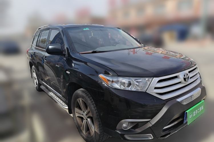 Used Toyota Highlander 2013 2.7L Two-Wheel Drive 7-Seater Zijin Edition Front Right 45 Deg