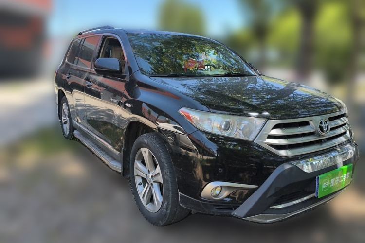 Used Toyota Highlander 2013 2.7L Two-Wheel Drive 7-Seater Zijin Edition Front Right 45 Deg