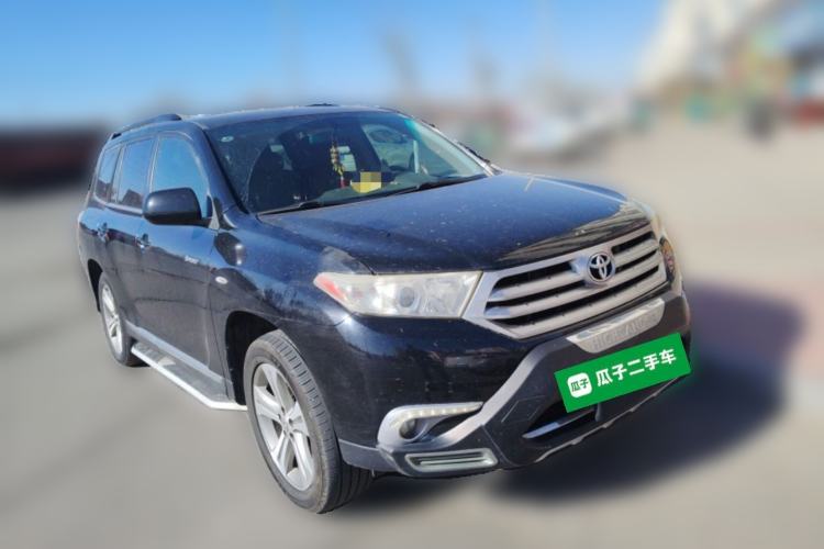 Used Toyota Highlander 2013 2.7L Two-Wheel Drive 7-Seater Zijin Edition Front Right 45 Deg
