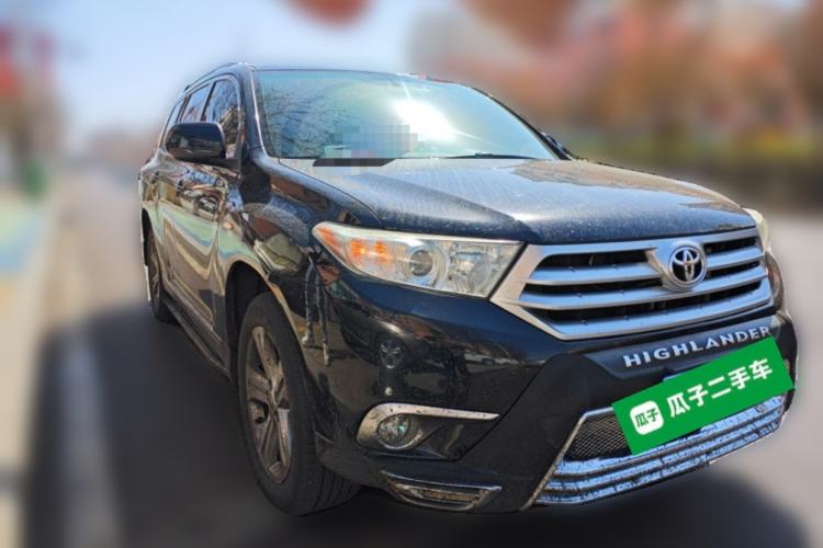 Used Toyota Highlander 2013 2.7L Two-Wheel Drive 7-Seater Zijin Edition Front Right 45 Deg