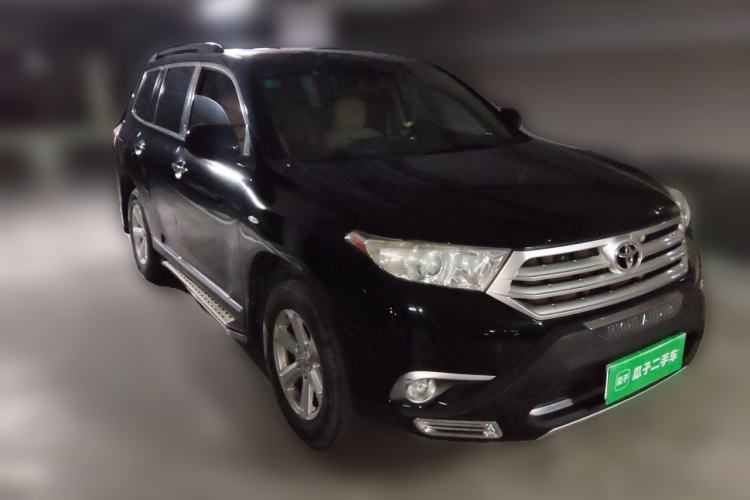 Used Toyota Highlander 2013 2.7L Two-Wheel Drive 5-Seater Purple Gold Edition Front Right 45 Deg