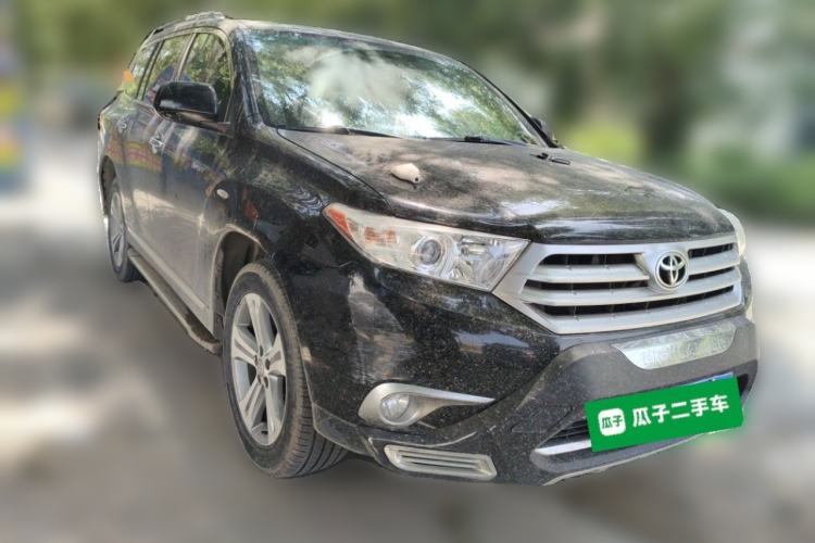 Used Toyota Highlander 2013 2.7L Two-Wheel Drive 7-Seater Zijin Edition Front Right 45 Deg