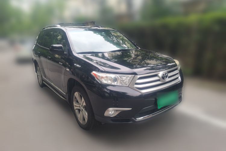 Used Toyota Highlander 2013 2.7L Two-Wheel Drive 7-Seater Zijin Edition Front Right 45 Deg