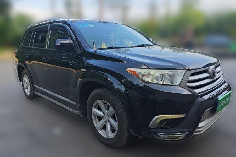 Used Toyota Highlander 2013 2.7L Two-Wheel Drive 5-Seater Purple Gold Edition Front Right 45 Deg
