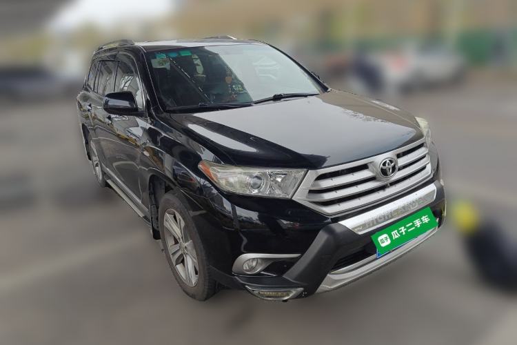 Used Toyota Highlander 2013 2.7L Two-Wheel Drive 7-Seater Zijin Edition Front Right 45 Deg