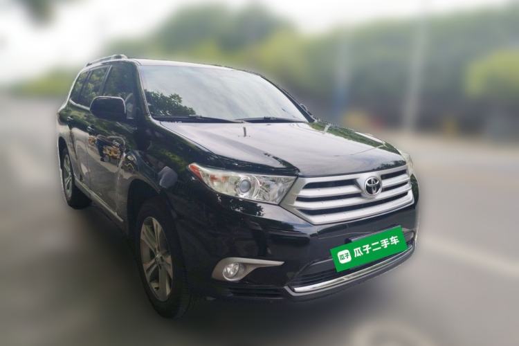 Used Toyota Highlander 2013 2.7L Two-Wheel Drive 7-Seater Zijin Edition Front Right 45 Deg