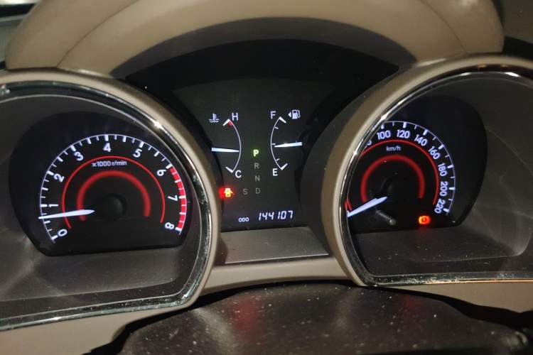 Used Toyota Highlander 2013 2.7L Two-Wheel Drive 5-Seater Purple Gold Edition Instrument Cluster