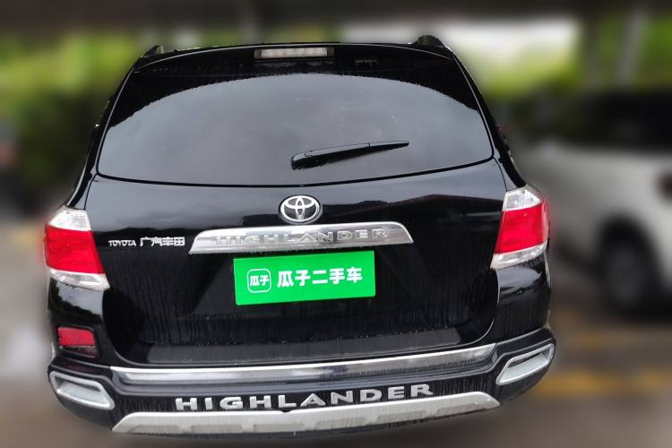 Used Toyota Highlander 2013 2.7L Two-Wheel Drive 7-Seater Zijin Edition Rear
