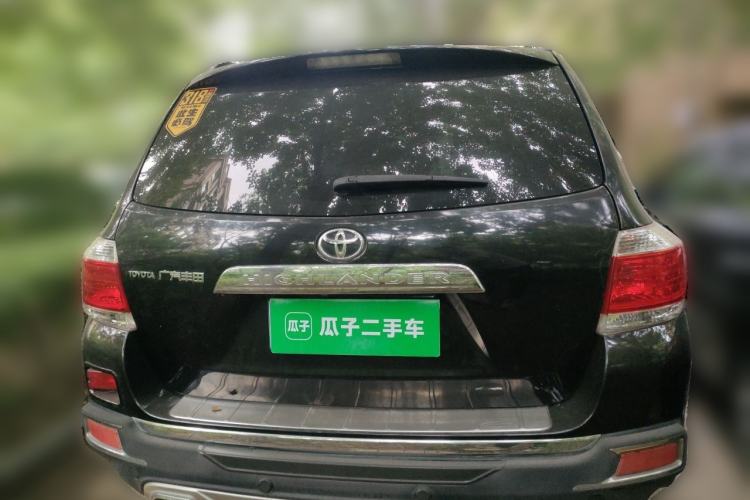 Used Toyota Highlander 2013 2.7L Two-Wheel Drive 7-Seater Zijin Edition Rear