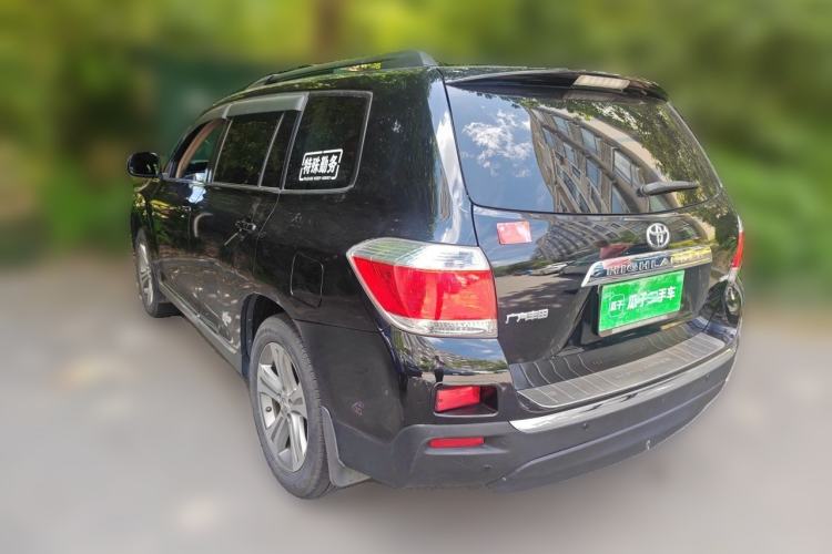 Used Toyota Highlander 2013 2.7L Two-Wheel Drive 7-Seater Zijin Edition Rear Left 45 Deg
