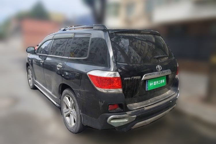 Used Toyota Highlander 2013 2.7L Two-Wheel Drive 7-Seater Zijin Edition Rear Left 45 Deg