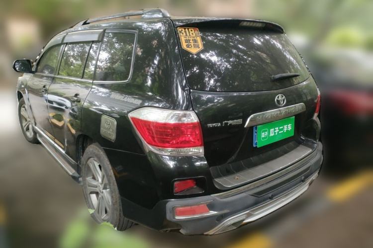 Used Toyota Highlander 2013 2.7L Two-Wheel Drive 7-Seater Zijin Edition Rear Left 45 Deg