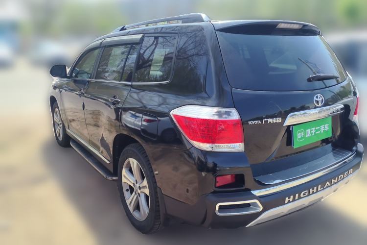Used Toyota Highlander 2013 2.7L Two-Wheel Drive 7-Seater Zijin Edition Rear Left 45 Deg