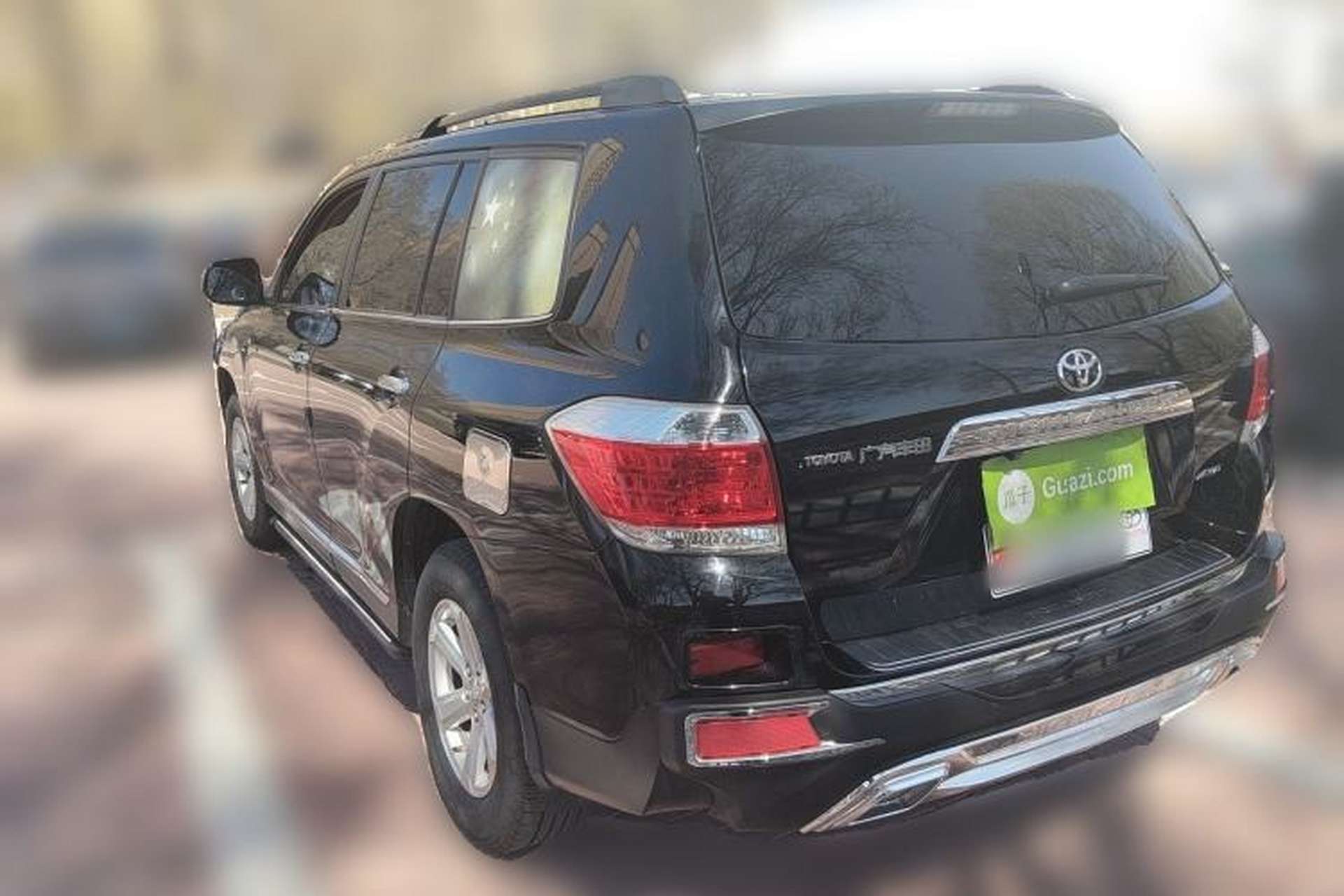 Used Toyota Highlander 2013 2.7L Two-Wheel Drive 5-Seater Purple Gold Edition Rear Left 45 Deg