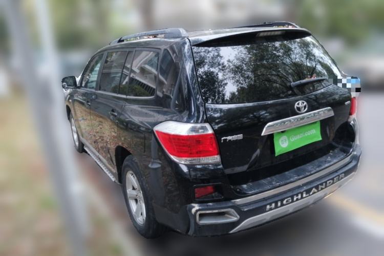 Used Toyota Highlander 2013 2.7L Two-Wheel Drive 5-Seater Purple Gold Edition Rear Left 45 Deg