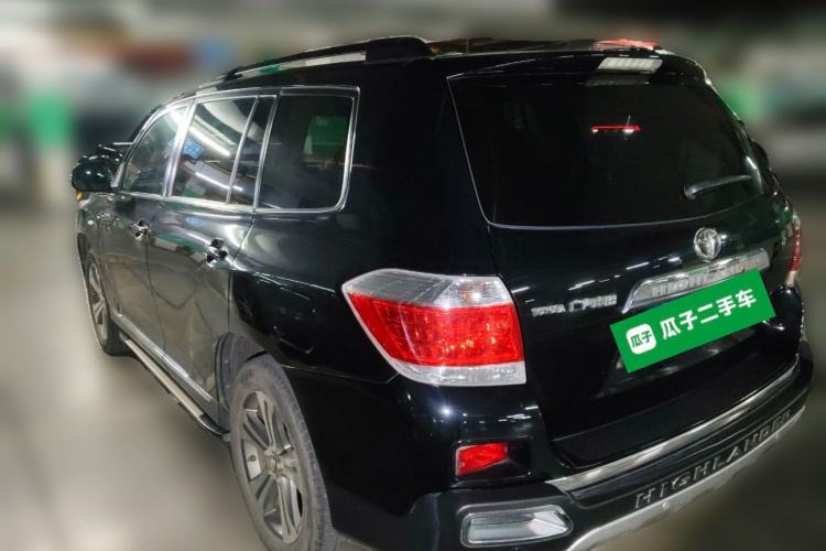 Used Toyota Highlander 2013 2.7L Two-Wheel Drive 7-Seater Zijin Edition Rear Left 45 Deg