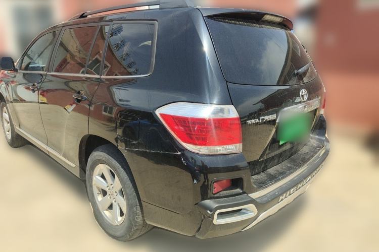 Used Toyota Highlander 2013 2.7L Two-Wheel Drive 5-Seater Purple Gold Edition Rear Left 45 Deg