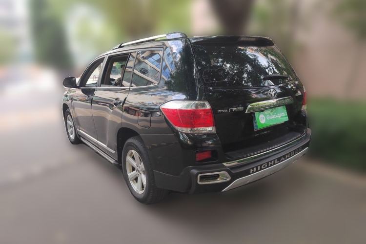 Used Toyota Highlander 2013 2.7L Two-Wheel Drive 5-Seater Purple Gold Edition Rear Left 45 Deg