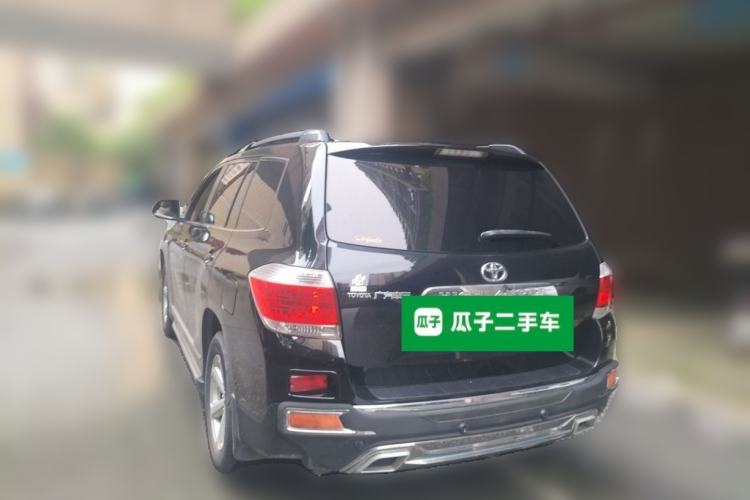 Used Toyota Highlander 2013 2.7L Two-Wheel Drive 5-Seater Purple Gold Edition Rear Left 45 Deg