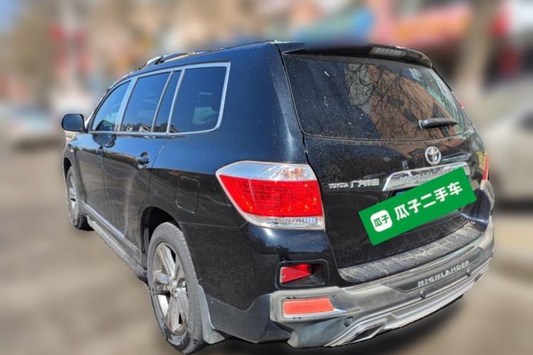 Used Toyota Highlander 2013 2.7L Two-Wheel Drive 7-Seater Zijin Edition Rear Left 45 Deg