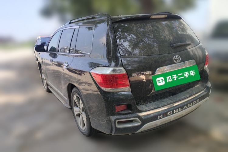 Used Toyota Highlander 2013 2.7L Two-Wheel Drive 7-Seater Zijin Edition Rear Left 45 Deg