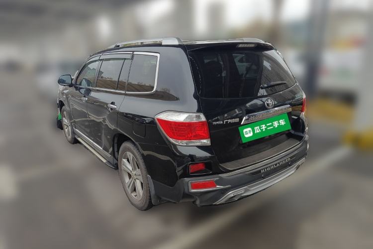 Used Toyota Highlander 2013 2.7L Two-Wheel Drive 7-Seater Zijin Edition Rear Left 45 Deg
