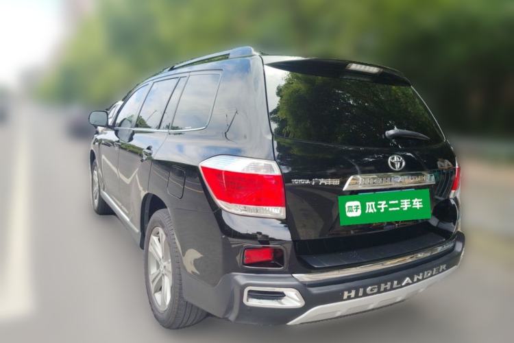 Used Toyota Highlander 2013 2.7L Two-Wheel Drive 7-Seater Zijin Edition Rear Left 45 Deg