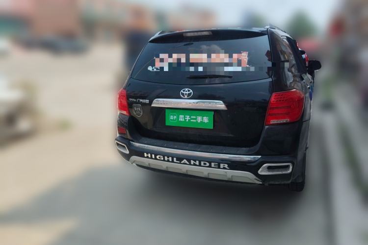 Used Toyota Highlander 2013 2.7L Two-Wheel Drive 7-Seater Zijin Edition Rear