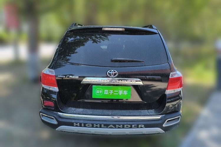 Used Toyota Highlander 2013 2.7L Two-Wheel Drive 7-Seater Zijin Edition Rear