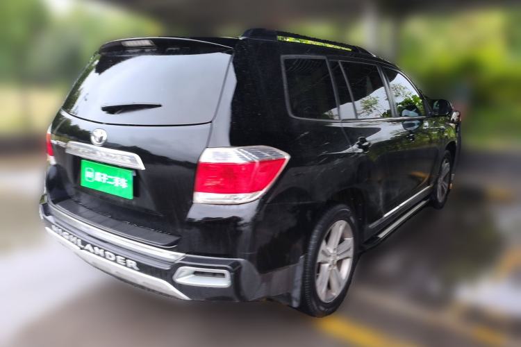 Used Toyota Highlander 2013 2.7L Two-Wheel Drive 7-Seater Zijin Edition Rear Right 45 Deg
