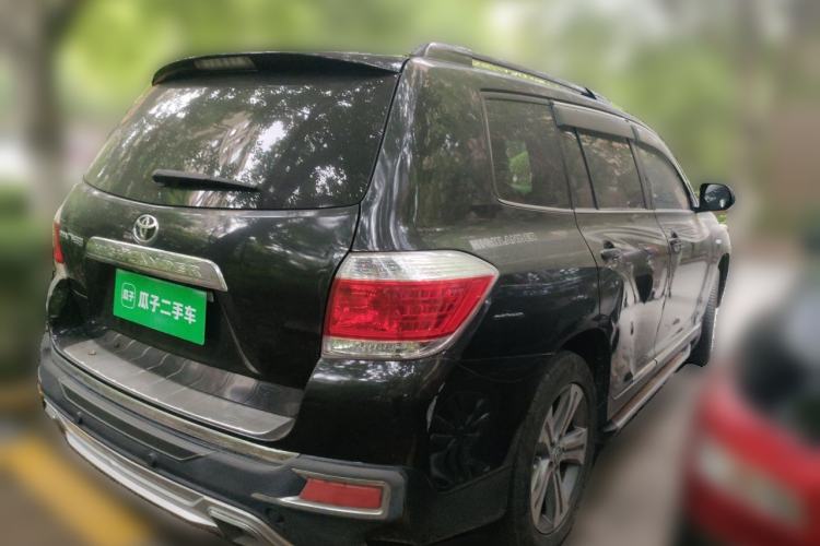 Used Toyota Highlander 2013 2.7L Two-Wheel Drive 7-Seater Zijin Edition Rear Right 45 Deg