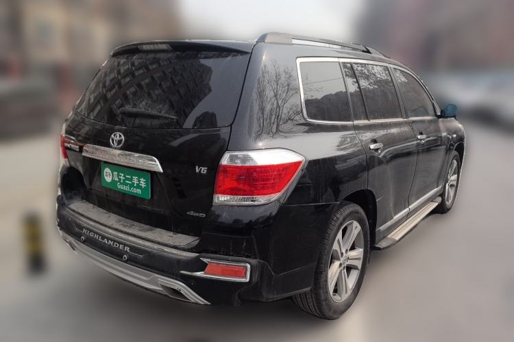 Used Toyota Highlander 2013 2.7L Two-Wheel Drive 7-Seater Zijin Edition Rear Right 45 Deg
