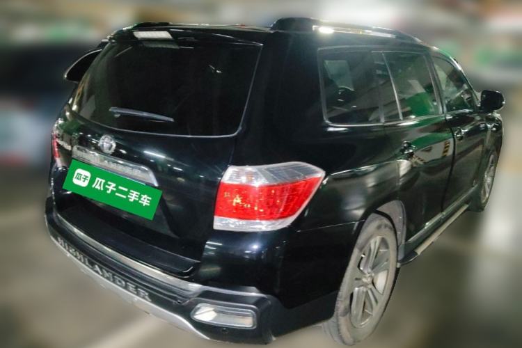 Used Toyota Highlander 2013 2.7L Two-Wheel Drive 7-Seater Zijin Edition Rear Right 45 Deg