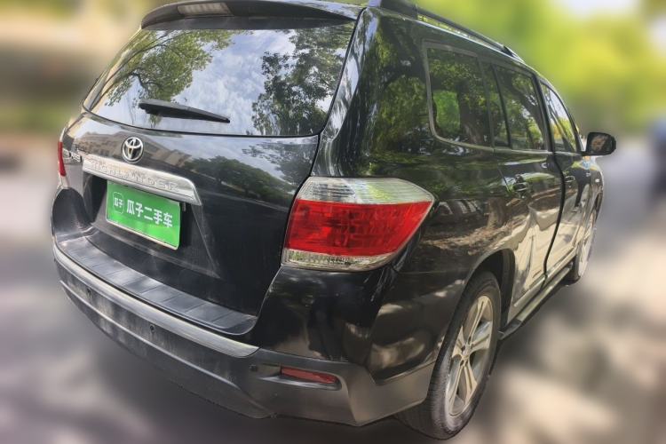 Used Toyota Highlander 2013 2.7L Two-Wheel Drive 7-Seater Zijin Edition Rear Right 45 Deg